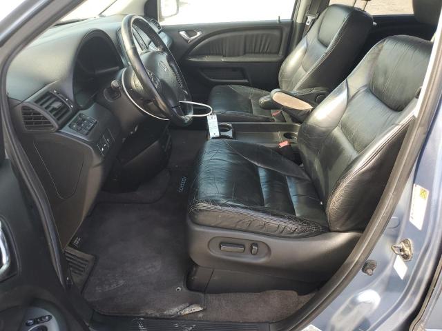 5FNRL38855B036916 - 2005 HONDA ODYSSEY TOURING BLUE photo 7