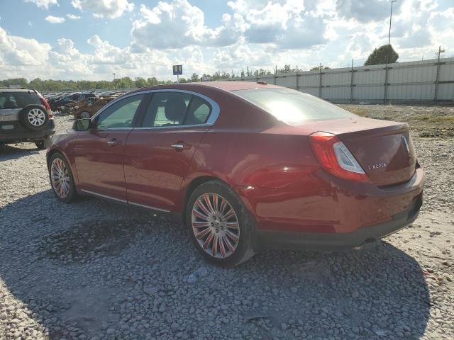 1LNHL9DK8DG600560 - 2013 LINCOLN MKS MAROON photo 2