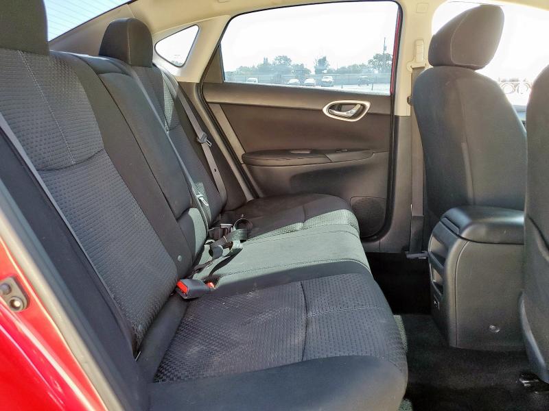 3N1AB7AP1KY427296 - 2019 NISSAN SENTRA S RED photo 10