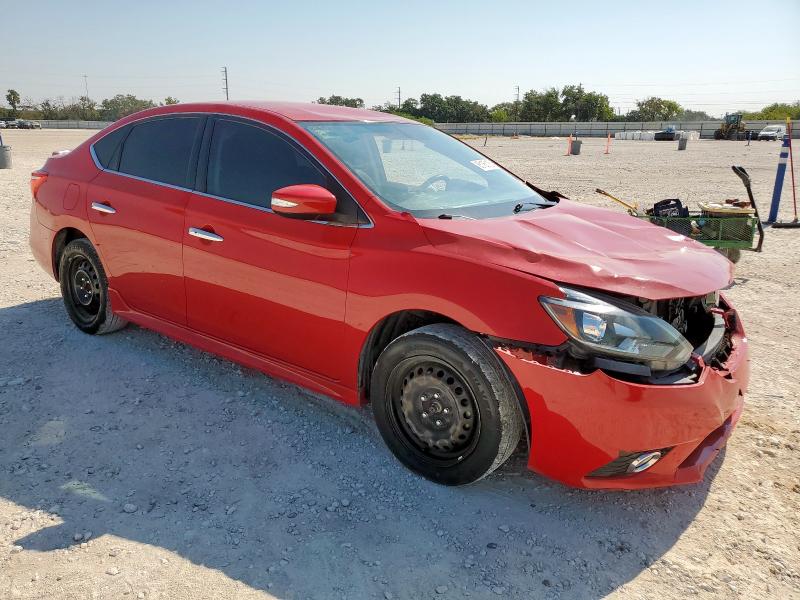 3N1AB7AP1KY427296 - 2019 NISSAN SENTRA S RED photo 4
