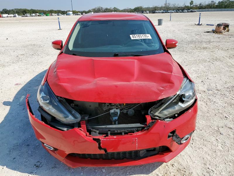 3N1AB7AP1KY427296 - 2019 NISSAN SENTRA S RED photo 5