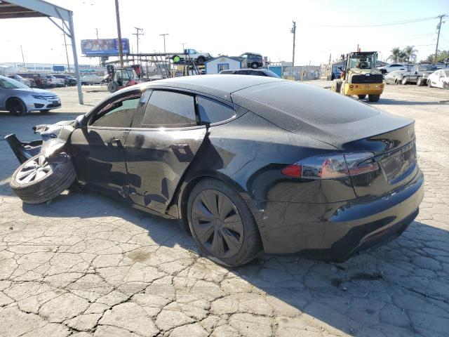 5YJSA1E57NF464542 - 2022 TESLA MODEL S Negro foto 2