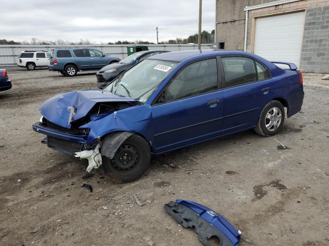 1HGES16315L019283 - 2005 HONDA CIVIC DX VP ლურჯი ფოტო 1