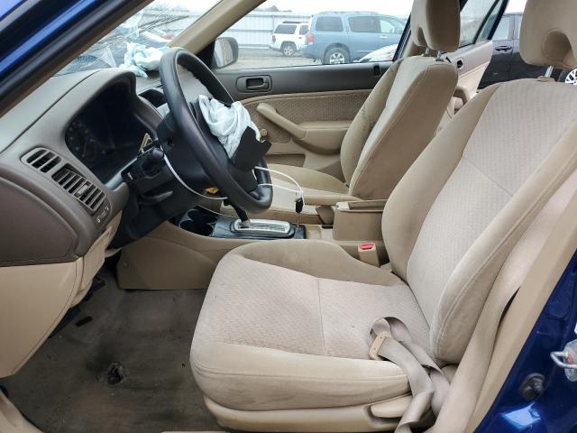 1HGES16315L019283 - 2005 HONDA CIVIC DX VP ლურჯი ფოტო 7