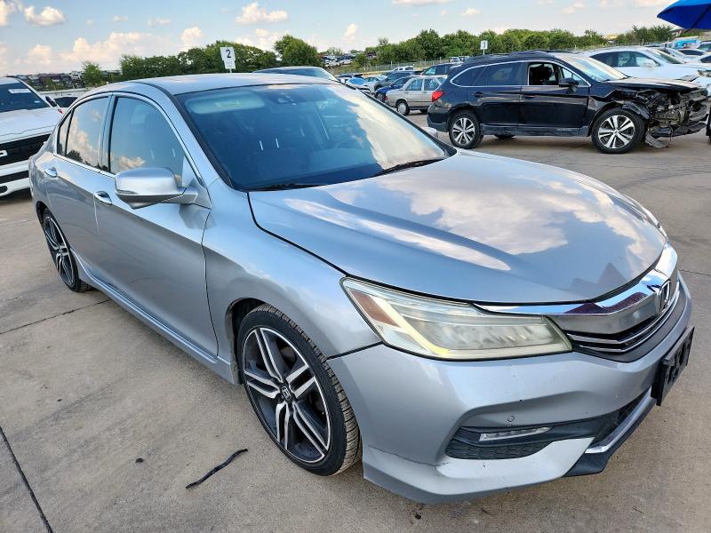 1HGCR3F92HA011695 - 2017 HONDA ACCORD TOURING 银色 照片 4