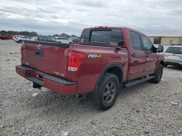 1N6BA0ECXFN505576 - 2015 NISSAN TITAN S MAROON photo 3