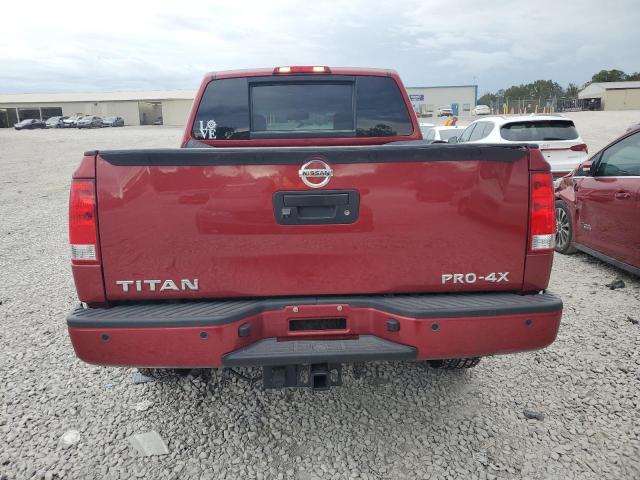 1N6BA0ECXFN505576 - 2015 NISSAN TITAN S MAROON photo 6