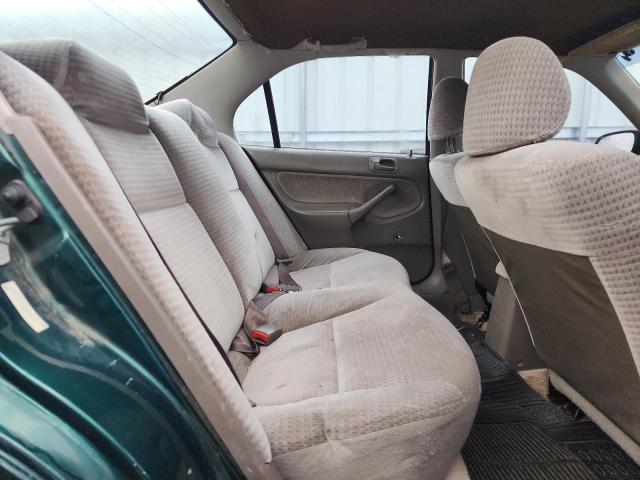 2HGEJ6615YH540121 - 2000 HONDA CIVIC BASE GREEN photo 10