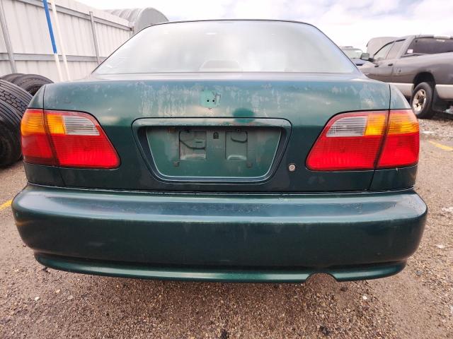 2HGEJ6615YH540121 - 2000 HONDA CIVIC BASE GREEN photo 6