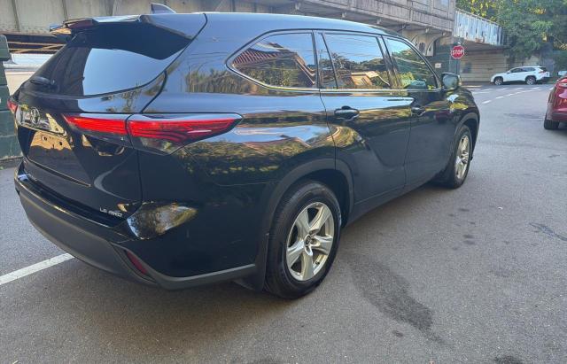 5TDBZRBH4NS203225 - 2022 TOYOTA HIGHLANDER L BLACK photo 4