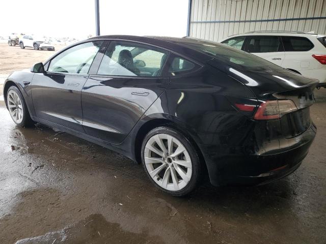 5YJ3E1EAXNF371682 - 2022 TESLA MODEL 3 BLACK photo 2