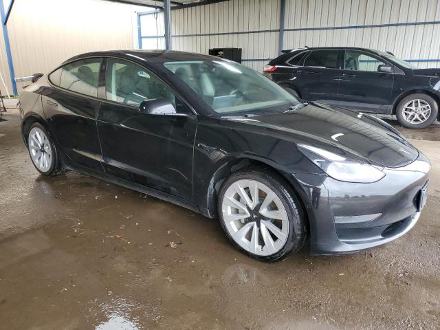 5YJ3E1EAXNF371682 - 2022 TESLA MODEL 3 BLACK photo 4