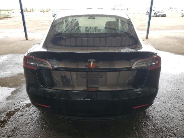 5YJ3E1EAXNF371682 - 2022 TESLA MODEL 3 BLACK photo 6