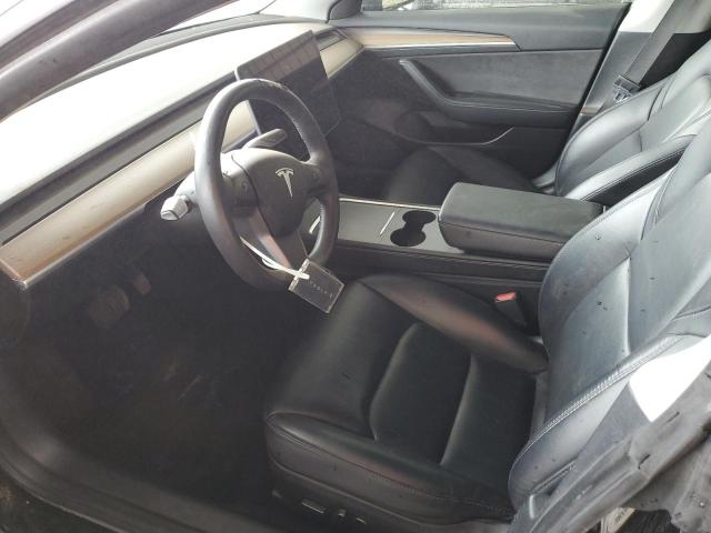 5YJ3E1EAXNF371682 - 2022 TESLA MODEL 3 BLACK photo 7