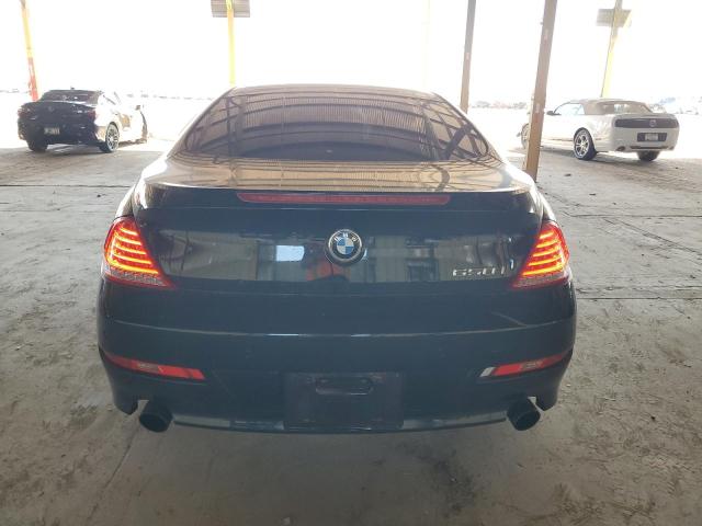 WBAEA5C51ACV93419 - 2010 BMW 650 I BLACK photo 6