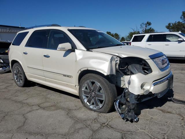 1GKKVTED8CJ316580 - 2012 GMC ACADIA DENALI WHITE photo 4