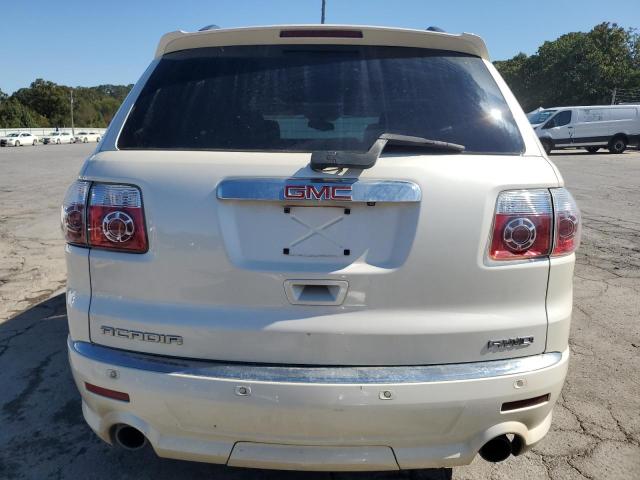 1GKKVTED8CJ316580 - 2012 GMC ACADIA DENALI WHITE photo 6
