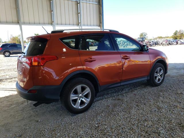 2T3RFREV0FW331616 - 2015 TOYOTA RAV4 XLE ORANGE photo 3