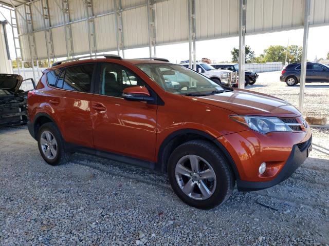 2T3RFREV0FW331616 - 2015 TOYOTA RAV4 XLE ORANGE photo 4
