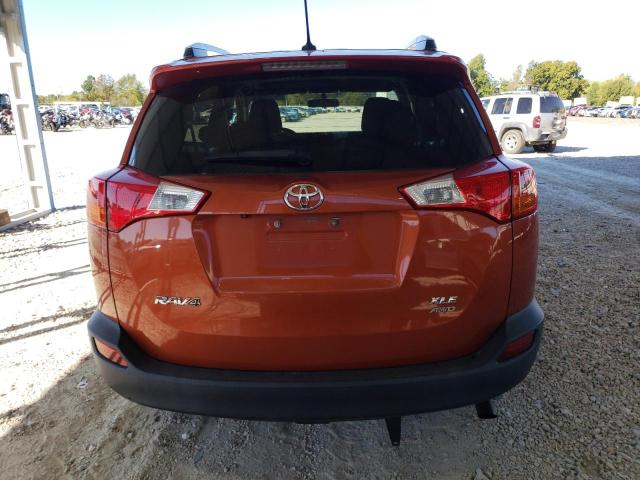 2T3RFREV0FW331616 - 2015 TOYOTA RAV4 XLE ORANGE photo 6