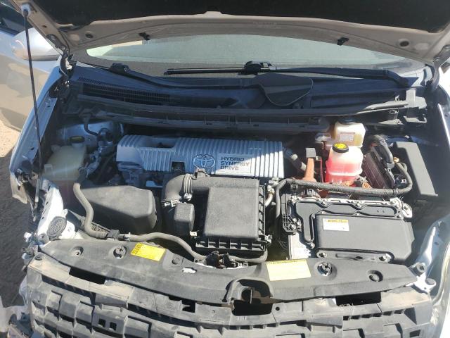 JTDKN3DUXD5651928 - 2013 TOYOTA PRIUS SILVER photo 11