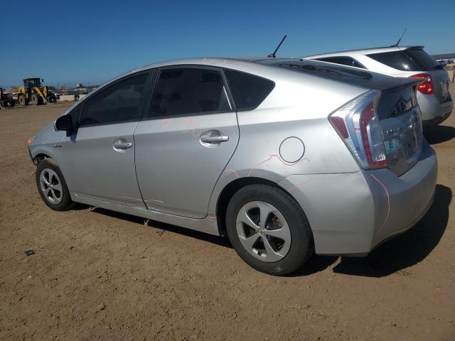 JTDKN3DUXD5651928 - 2013 TOYOTA PRIUS SILVER photo 2