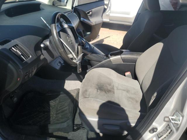 JTDKN3DUXD5651928 - 2013 TOYOTA PRIUS SILVER photo 7