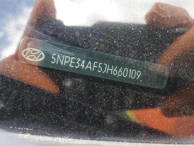 5NPE34AF5JH660109 - 2018 HYUNDAI SONATA SPORT ნაცრისფერი ფოტო 12