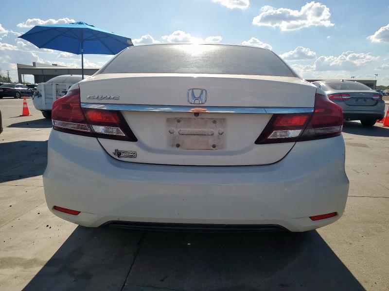 2HGFB2F59FH559748 - 2015 HONDA CIVIC LX თეთრი ფოტო 6