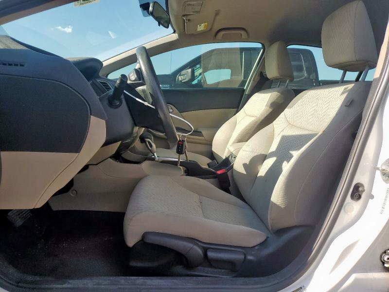 2HGFB2F59FH559748 - 2015 HONDA CIVIC LX თეთრი ფოტო 7