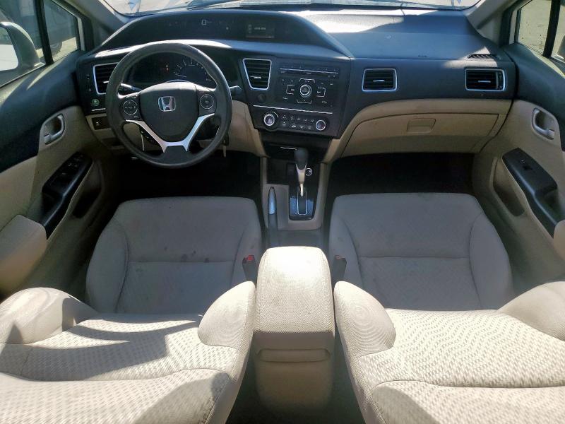 2HGFB2F59FH559748 - 2015 HONDA CIVIC LX თეთრი ფოტო 8