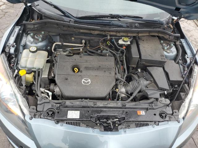JM1BL1TF1D1777812 - 2013 MAZDA 3 I GRAY photo 11