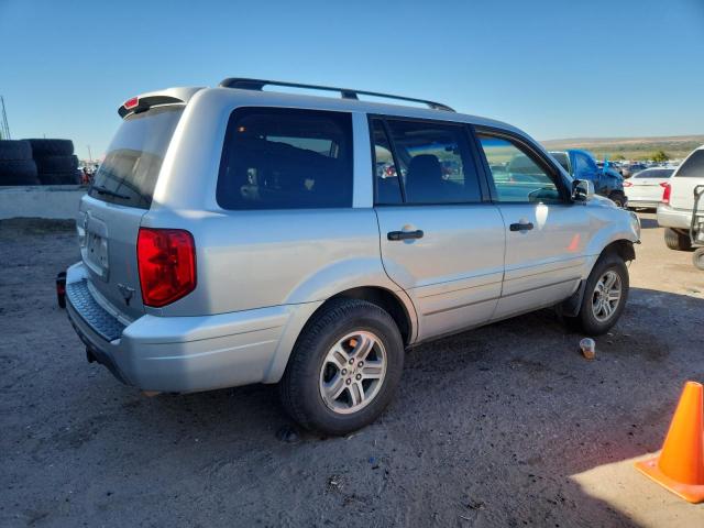 5FNYF18605B047960 - 2005 HONDA PILOT EXL SILVER photo 3