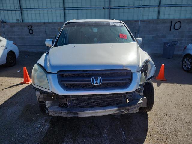 5FNYF18605B047960 - 2005 HONDA PILOT EXL SILVER photo 5