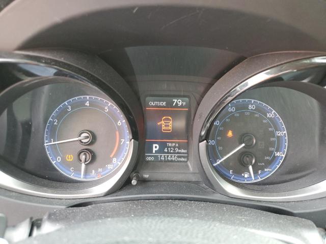 2T1BURHE5FC279624 - 2015 TOYOTA COROLLA L BLACK photo 9