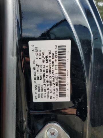 1HGCS1B89BA007270 - 2011 HONDA ACCORD EXL Qara foto 12