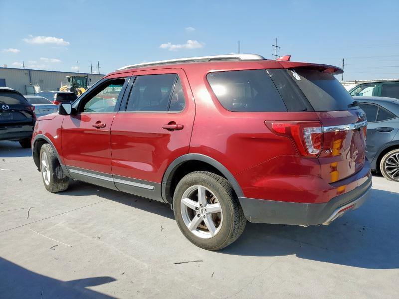 1FM5K8D87GGD19116 - 2016 FORD EXPLORER XLT Kırmızı fotoğraf 2