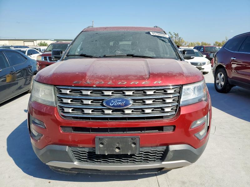 1FM5K8D87GGD19116 - 2016 FORD EXPLORER XLT Kırmızı fotoğraf 5