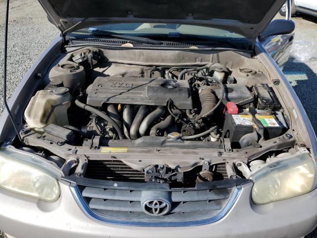 1NXBR12E62Z652173 - 2002 TOYOTA COROLLA CE GOLD photo 11