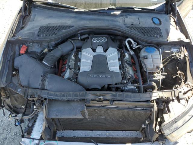 WAUHGAFC8FN010239 - 2015 AUDI A6 PRESTIGE გრაფიტი ფოტო 11