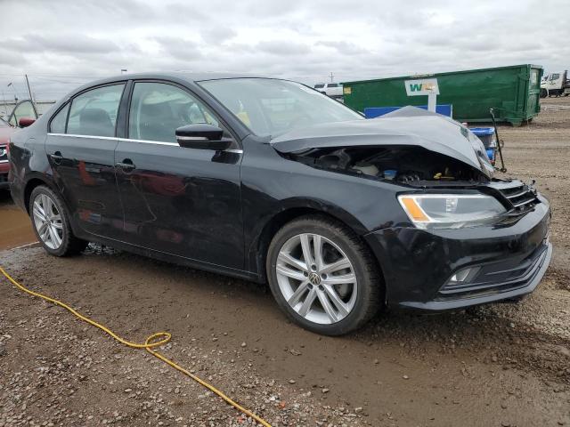 3VWLA7AJ8FM236392 - 2015 VOLKSWAGEN JETTA TDI BLACK photo 4
