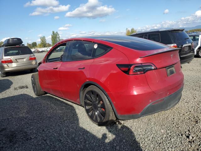 7SAYGDEF9NF560601 - 2022 TESLA MODEL Y RED photo 2