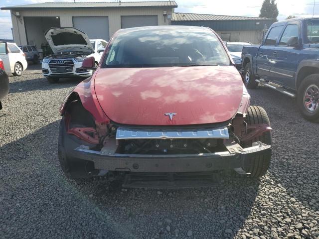 7SAYGDEF9NF560601 - 2022 TESLA MODEL Y RED photo 5