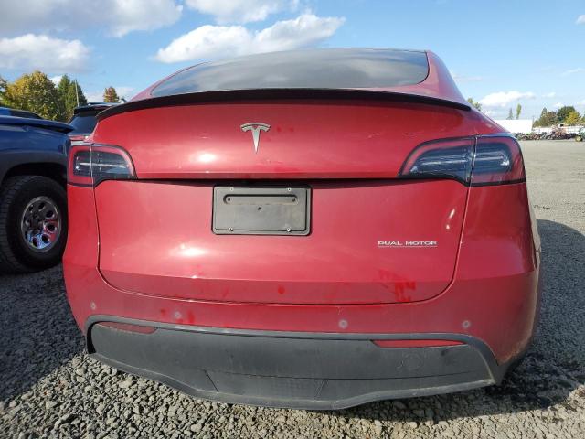 7SAYGDEF9NF560601 - 2022 TESLA MODEL Y RED photo 6