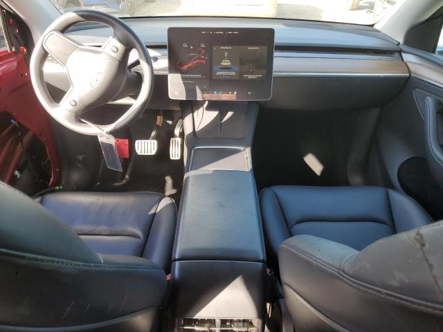 7SAYGDEF9NF560601 - 2022 TESLA MODEL Y RED photo 8