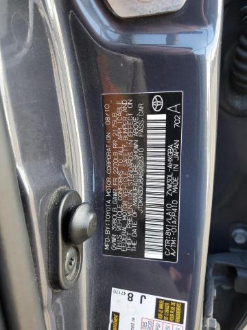 JTDKN3DU8A5202310 - 2010 TOYOTA PRIUS 石墨色 照片 12