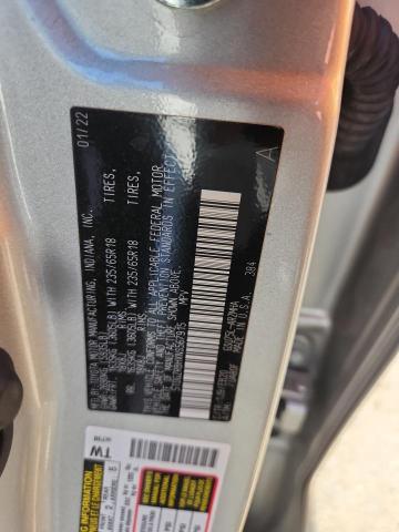 5TDGZRBHXNS567915 - 2022 TOYOTA HIGHLANDER XLE ვერცხლისფერი ფოტო 13