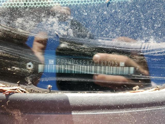 2G2WP552X71189093 - 2007 PONTIAC GRAND PRIX BLUE photo 12