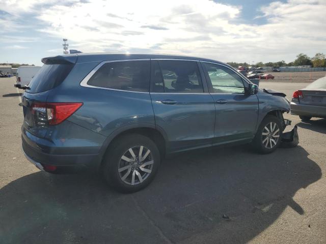 5FNYF6H34KB097582 - 2019 HONDA PILOT EX ლურჯი ფოტო 3