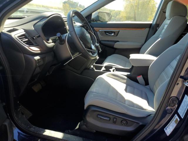 5J6RW2H59KA000099 - 2019 HONDA CR-V EX BLUE photo 7